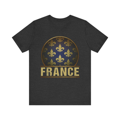 Dark Grey Heather / S Kingdom of France Fleur-de-lis T-Shirt