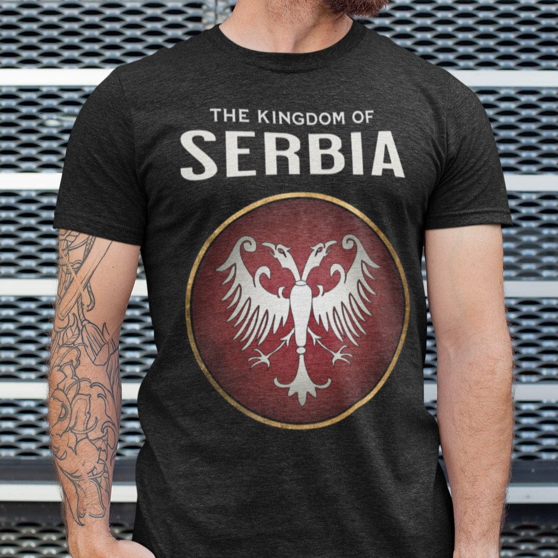 Dark Grey Heather / S Kingdom of Serbia T-Shirt