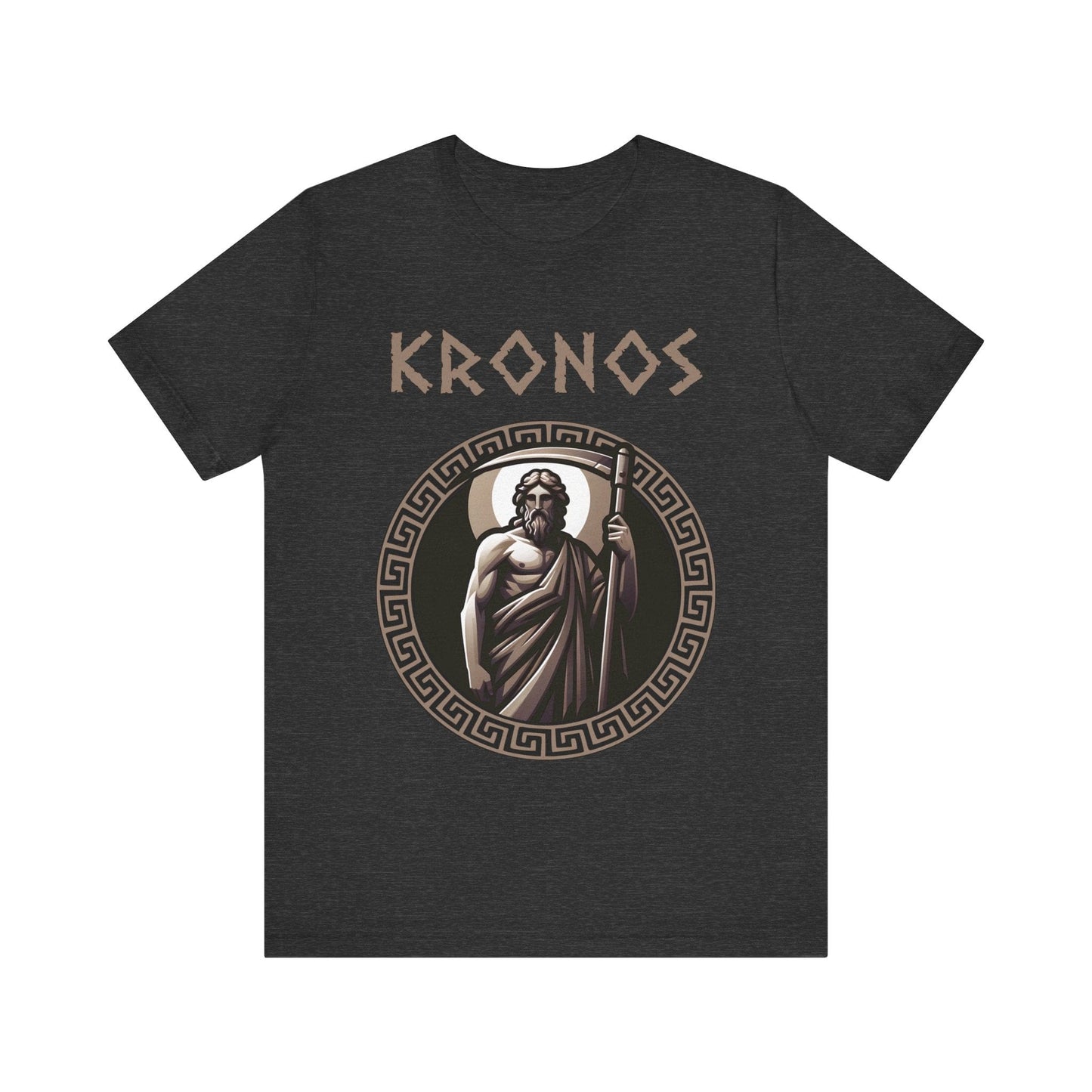 Dark Grey Heather / S Kronos - Ancient Greek Titan - Greek Mythology T-shirt