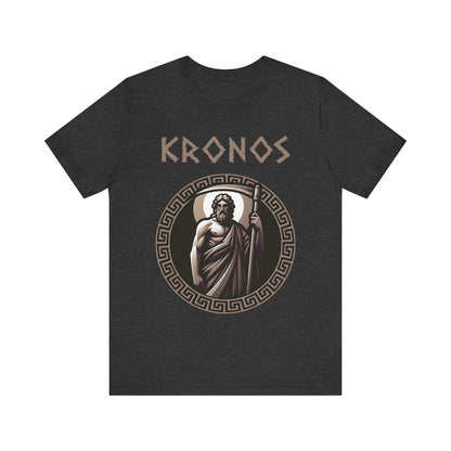 Dark Grey Heather / S Kronos - Ancient Greek Titan - Greek Mythology T-shirt