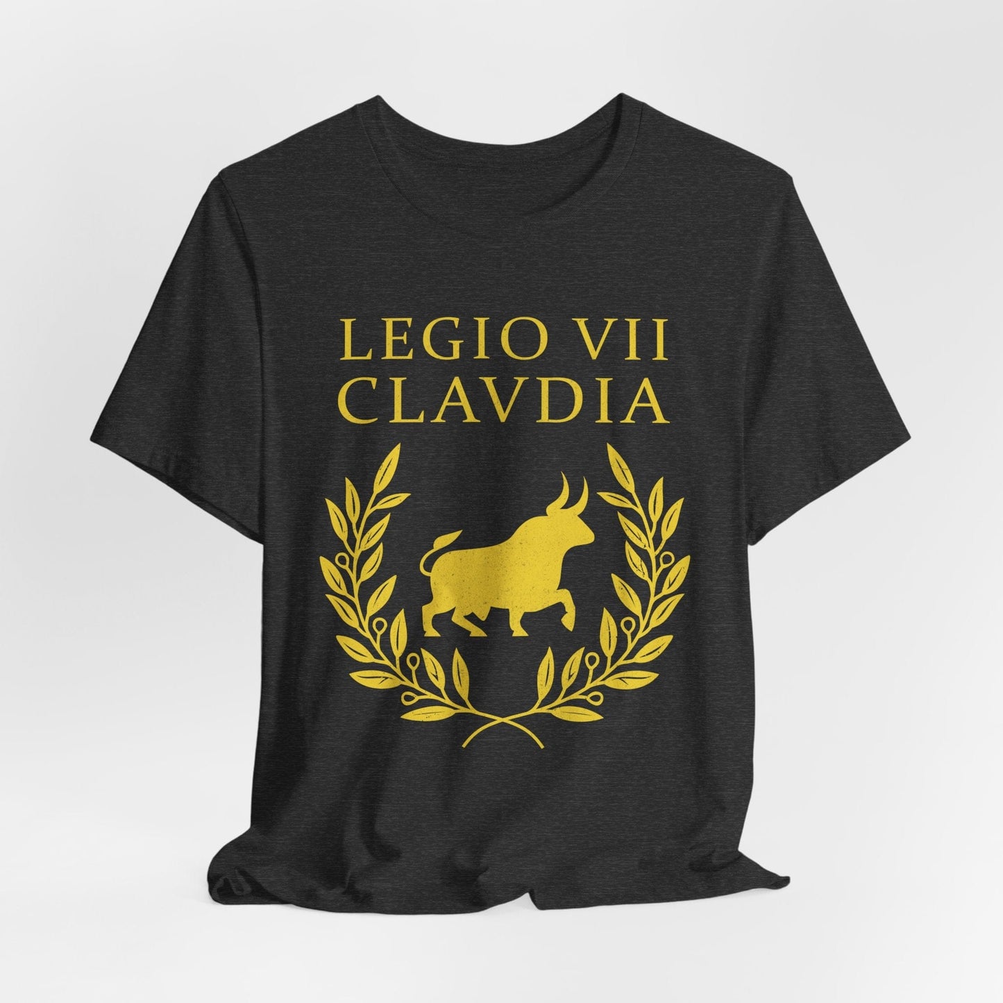Dark Grey Heather / S Legio VII Claudia - Roman Legion T-Shirt