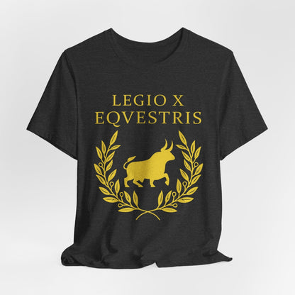 Dark Grey Heather / S Legio X Equestris - Roman Legion T-Shirt