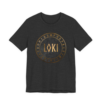 Dark Grey Heather / S Loki Norse God T-Shirt