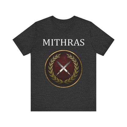 Dark Grey Heather / S Mithras - Ancient Roman Cult of Mithras T-Shirt