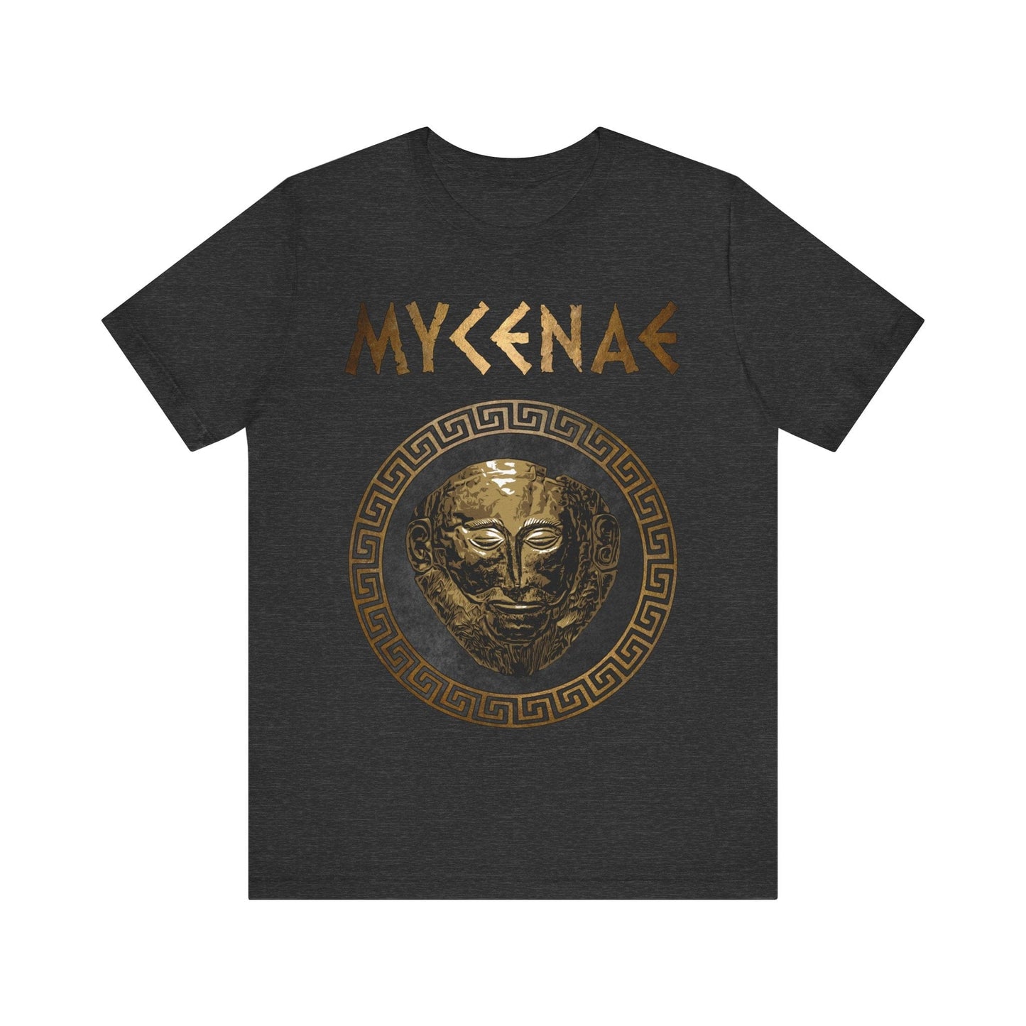 Dark Grey Heather / S Mycenae Ancient Bronze Age Mycenaeans T-Shirt