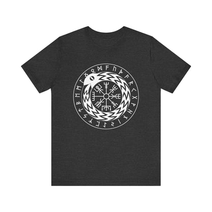 Dark Grey Heather / S Norse Mythology Jormungandr T-Shirt