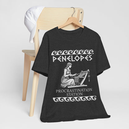 Dark Grey Heather / S Penelope's Procrastination Station T-Shirt