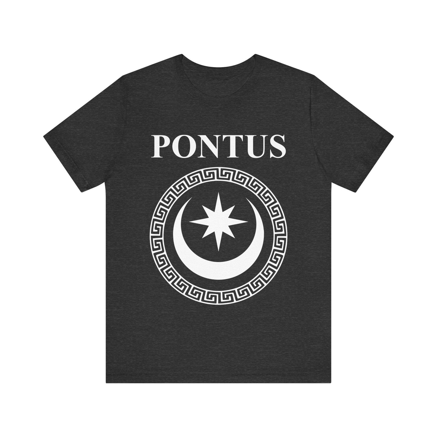 Dark Grey Heather / S Pontus Ancient Kingdom Mithridates Symbol T-shirt