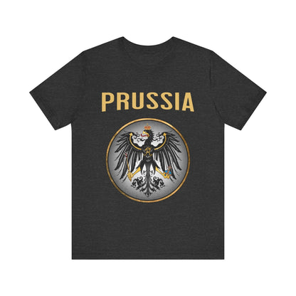 Dark Grey Heather / S Prussia Heraldry - Prussian Coat of Arms - The Kingdom of Prussia T-shirt