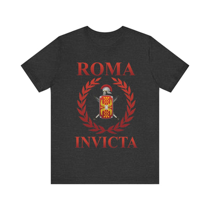Dark Grey Heather / S Roma Invicta Roman Empire Legionary Glory T-shirt