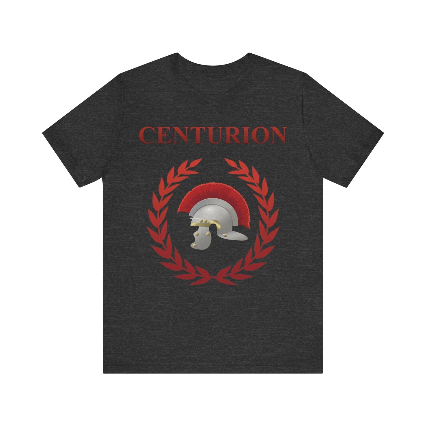 Dark Grey Heather / S Roman Empire Centurion Helmet T-Shirt
