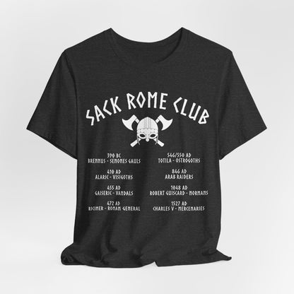 Dark Grey Heather / S Sack Rome Club T-Shirt