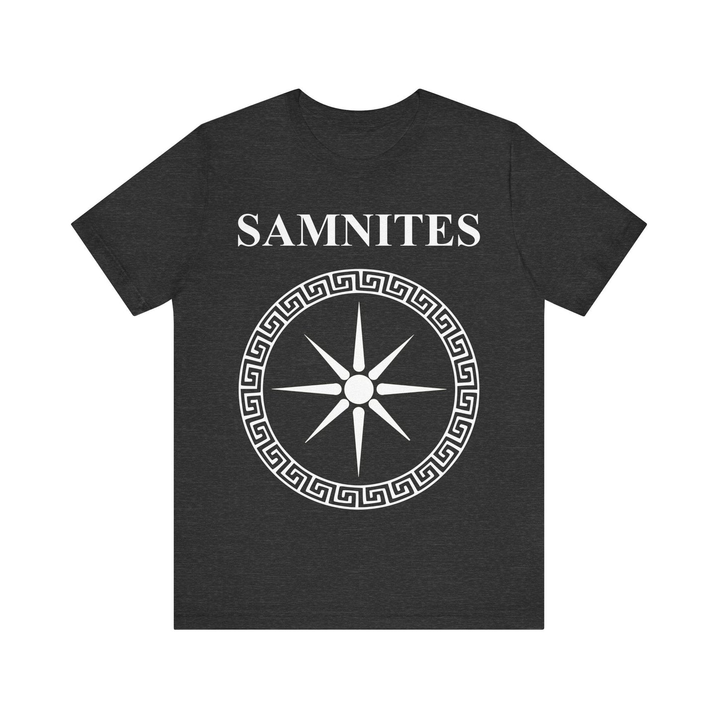 Dark Grey Heather / S Samnites Shield T-Shirt