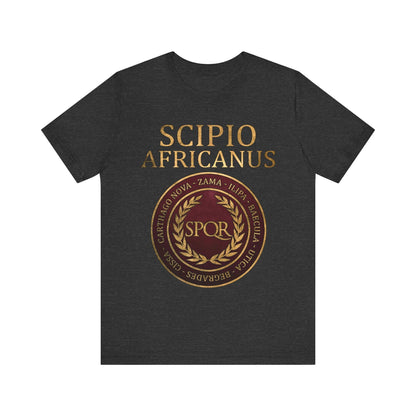 Dark Grey Heather / S Scipio Africanus Battles T-Shirt