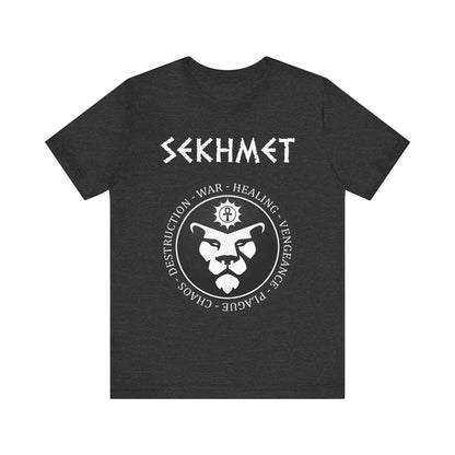 Dark Grey Heather / S Sekhmet Egyptian Goddess T-Shirt
