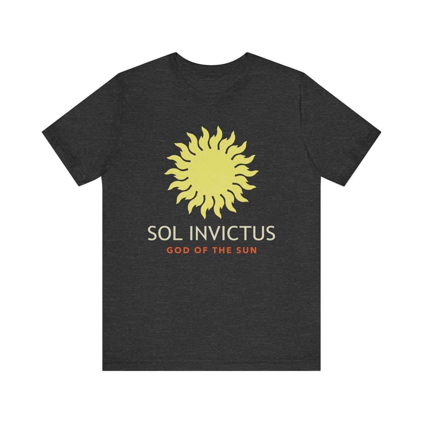 Dark Grey Heather / S Sol Invictus - Ancient Roman God Sun T-Shirt