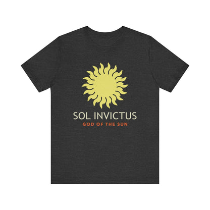 Dark Grey Heather / S Sol Invictus - Ancient Roman God Sun T-Shirt
