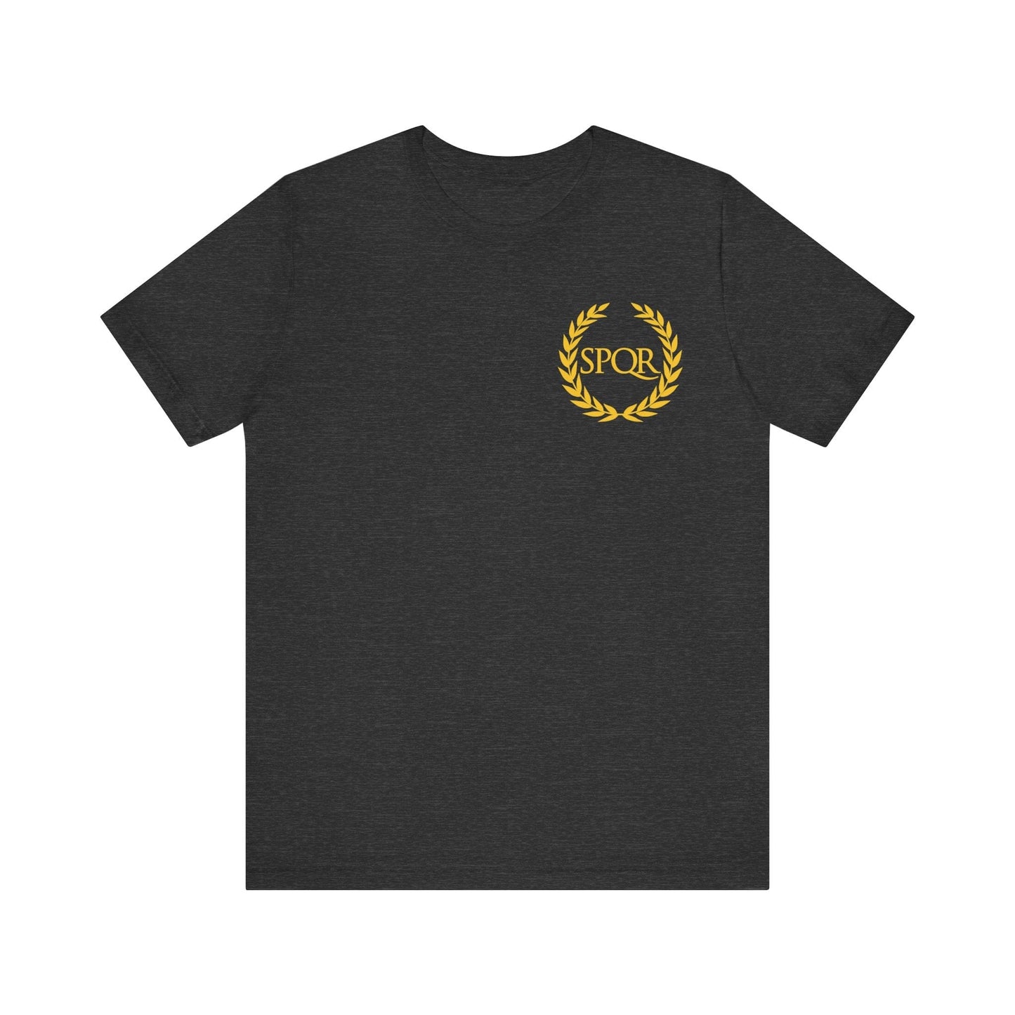 Dark Grey Heather / S SPQR Roman Empire Double Sided SPQR T-Shirt