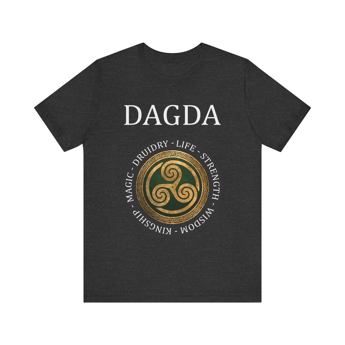 Dark Grey Heather / S The Dagda Ancient Celtic God T-Shirt