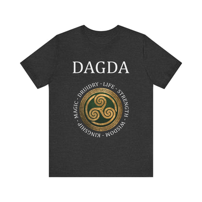 Dark Grey Heather / S The Dagda Ancient Celtic God T-Shirt