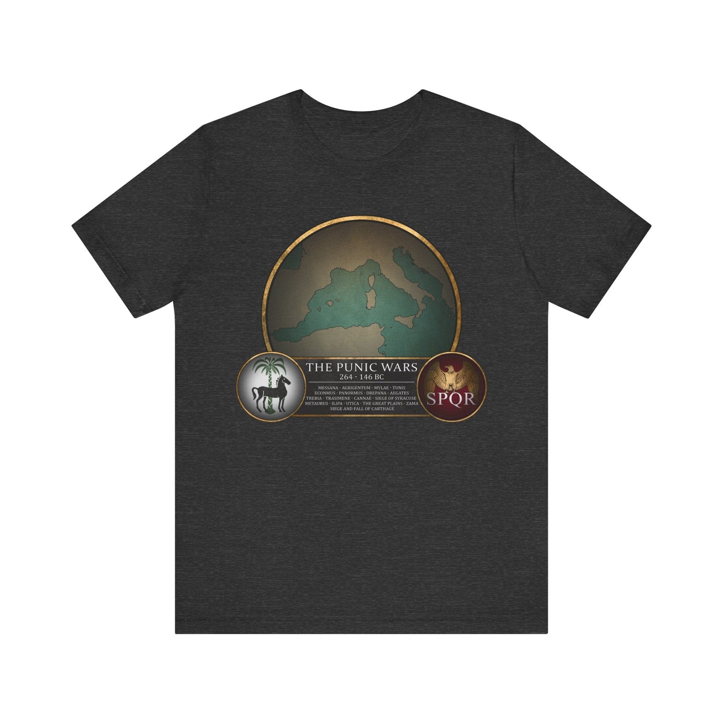 Dark Grey Heather / S The Punic Wars T-Shirt