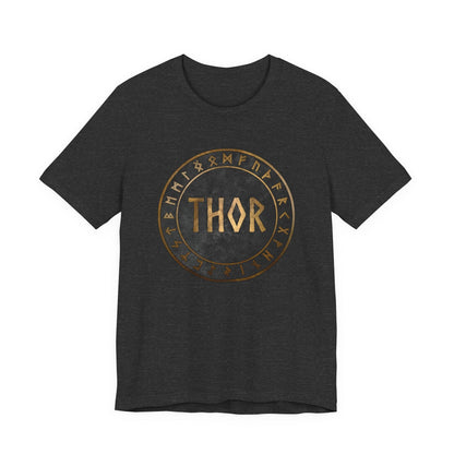 Dark Grey Heather / S Thor Norse God  T-Shirt