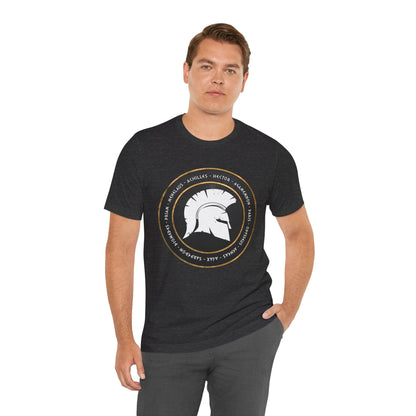 Dark Grey Heather / S Trojan War - Heroes of the Iliad T-shirt