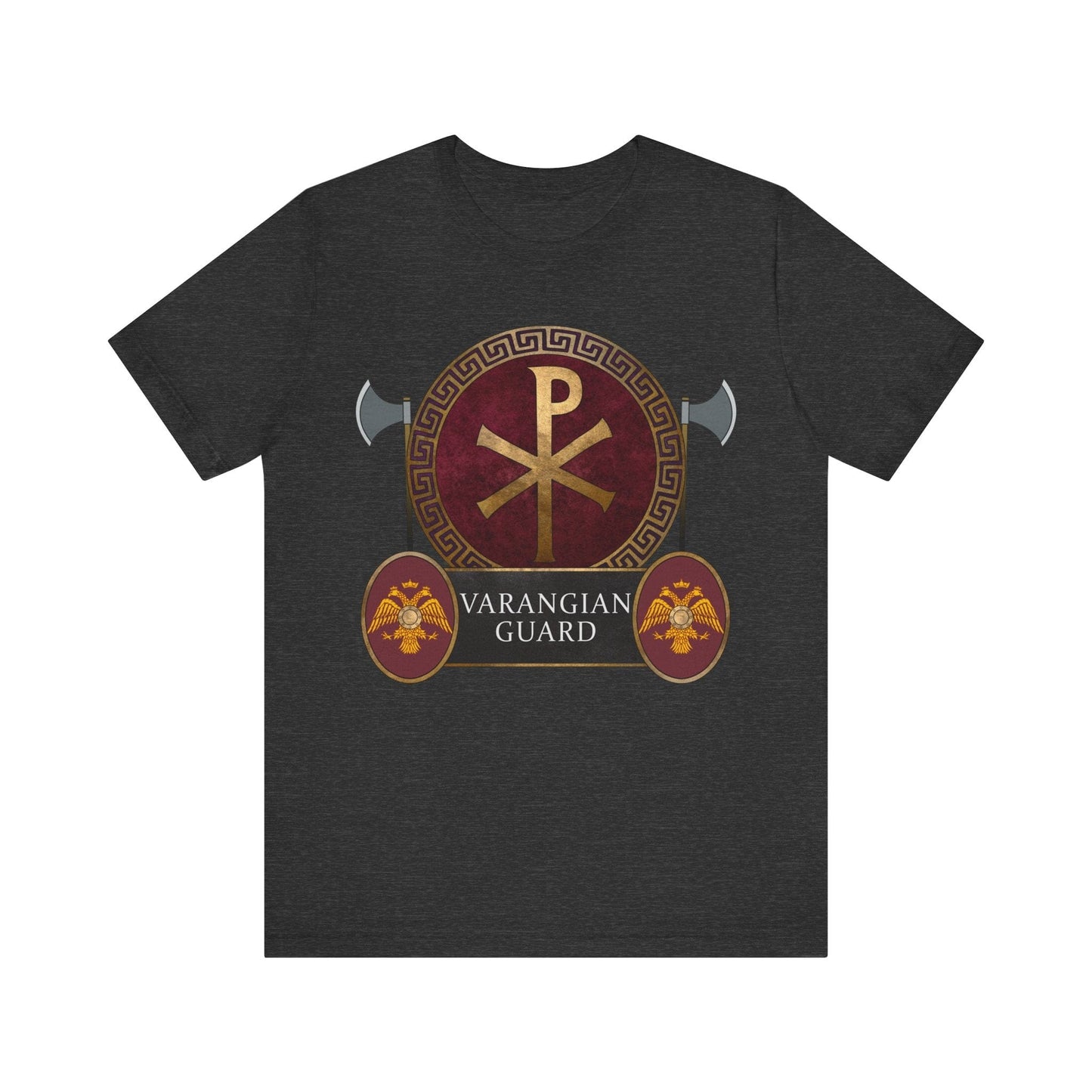 Dark Grey Heather / S Varangian Guard - Byzantine Army T-Shirt