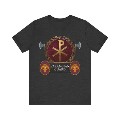 Dark Grey Heather / S Varangian Guard - Byzantine Army T-Shirt