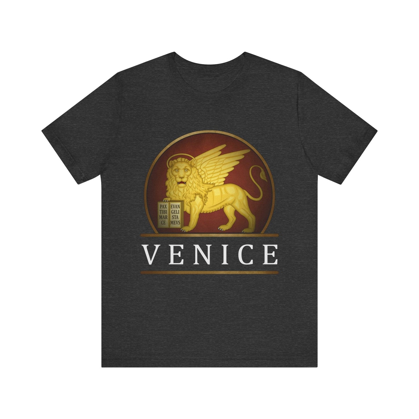 Dark Grey Heather / S Venice Heraldry - The Republic of Venice T-Shirt