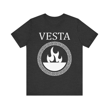 Dark Grey Heather / S Vesta Roman Goddess T-Shirt