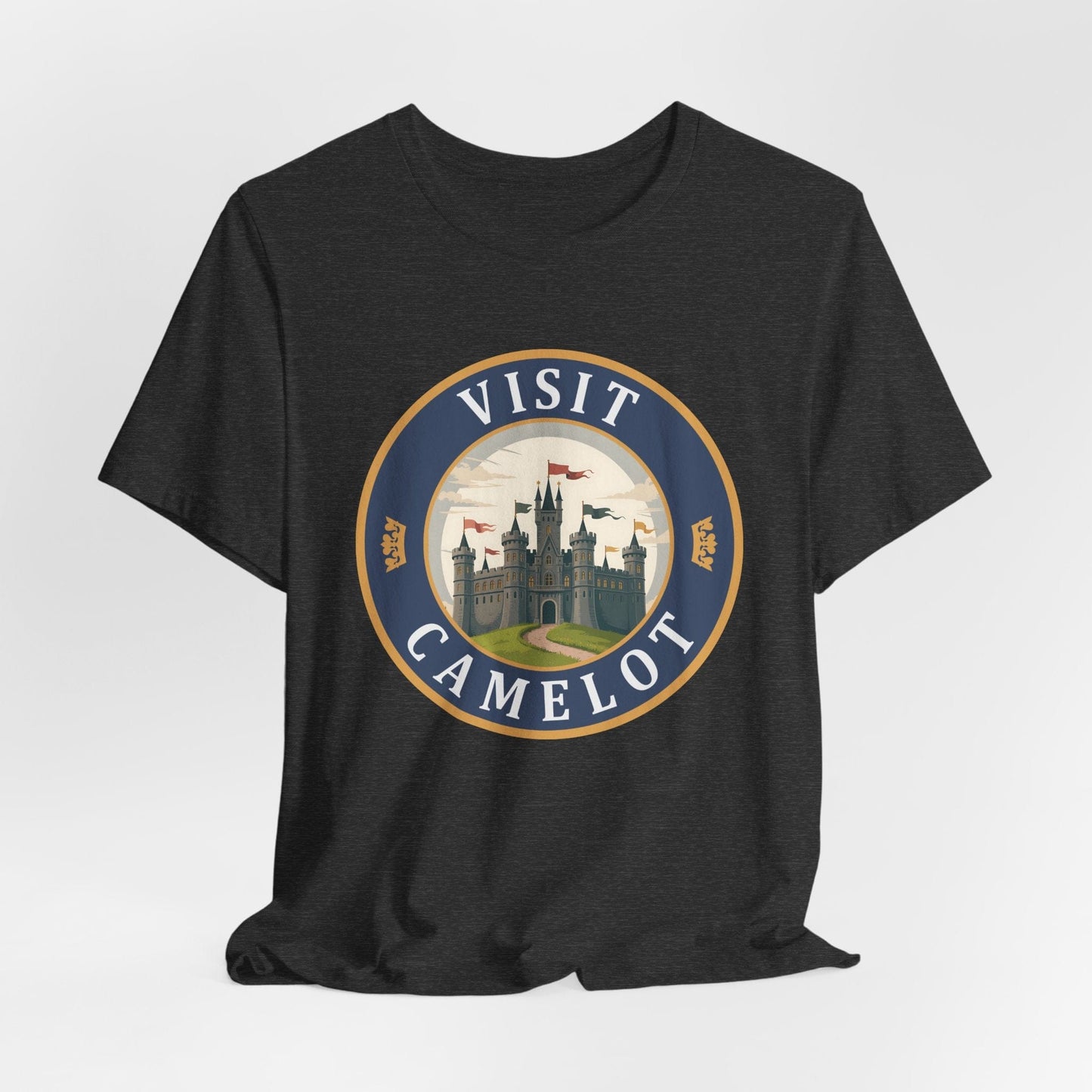 Dark Grey Heather / S Visit Camelot T-Shirt