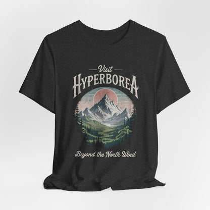 Dark Grey Heather / S Visit Hyperborea T-Shirt