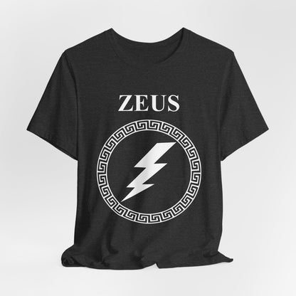 Dark Grey Heather / S Zeus Thunderbolt T-Shirt