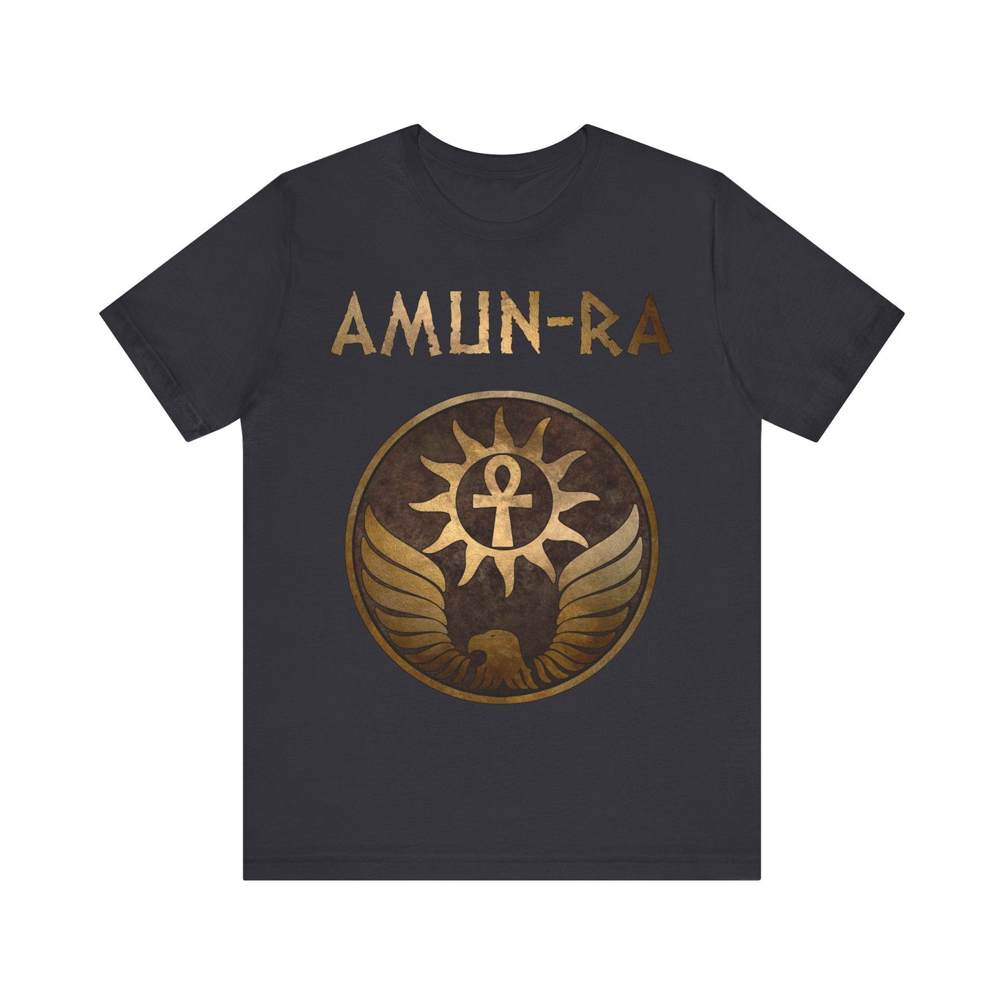Dark Grey / S Amun-Ra Ancient Egyptian God T-Shirt