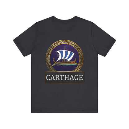 Dark Grey / S Ancient Carthage - Carthaginian Navy T-shirt