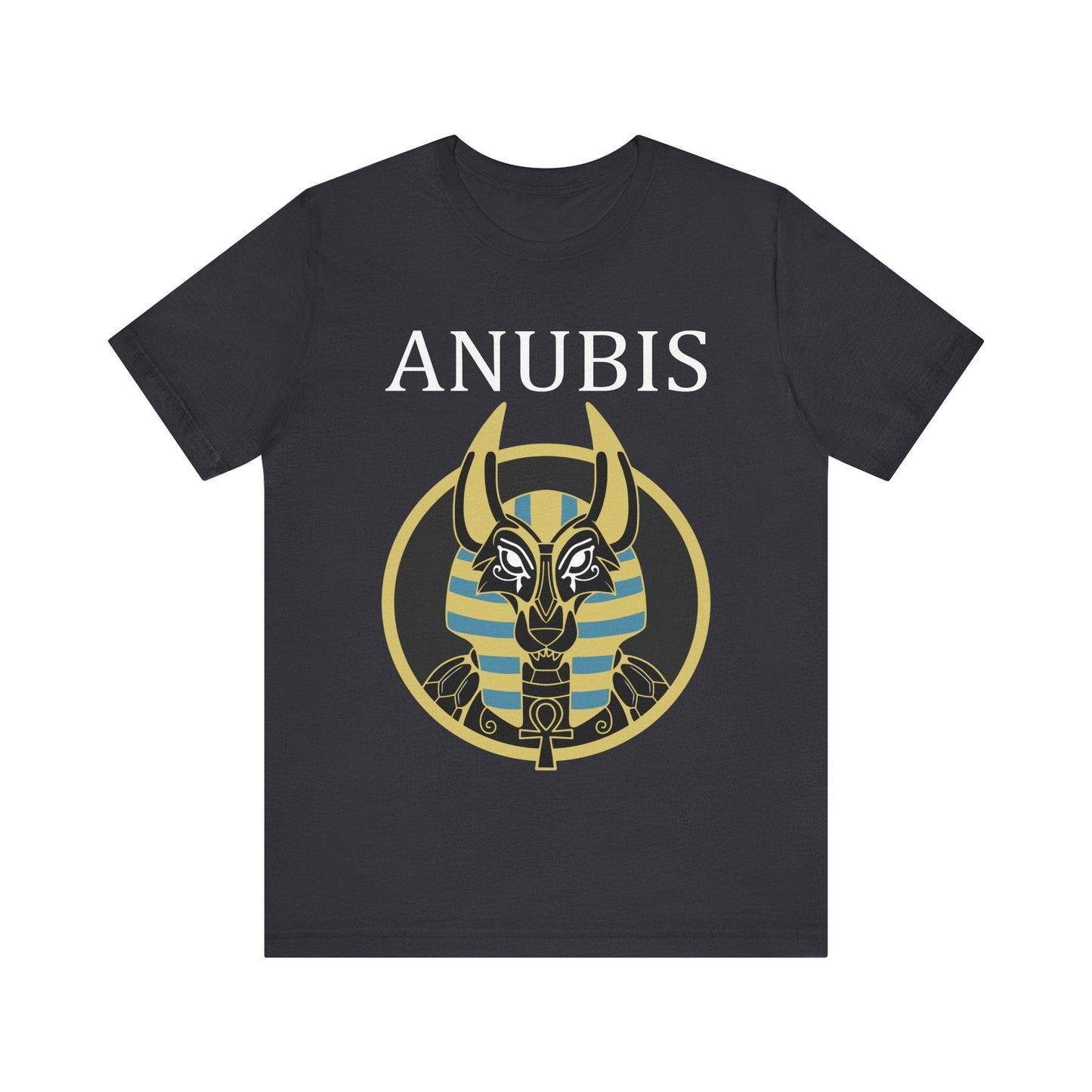 Dark Grey / S Anubis Egyptian God of the Dead T-Shirt