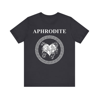 Dark Grey / S Aphrodite Greek Goddess of Beauty T-shirt
