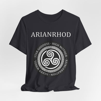 Dark Grey / S Arianrhod Celtic Goddess T-Shirt