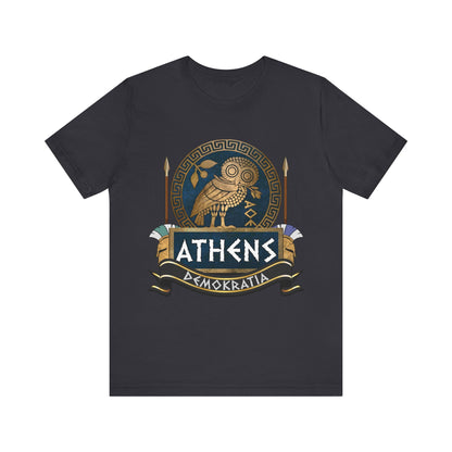 Dark Grey / S Athenian Hoplite - Ancient Athens T-Shirt