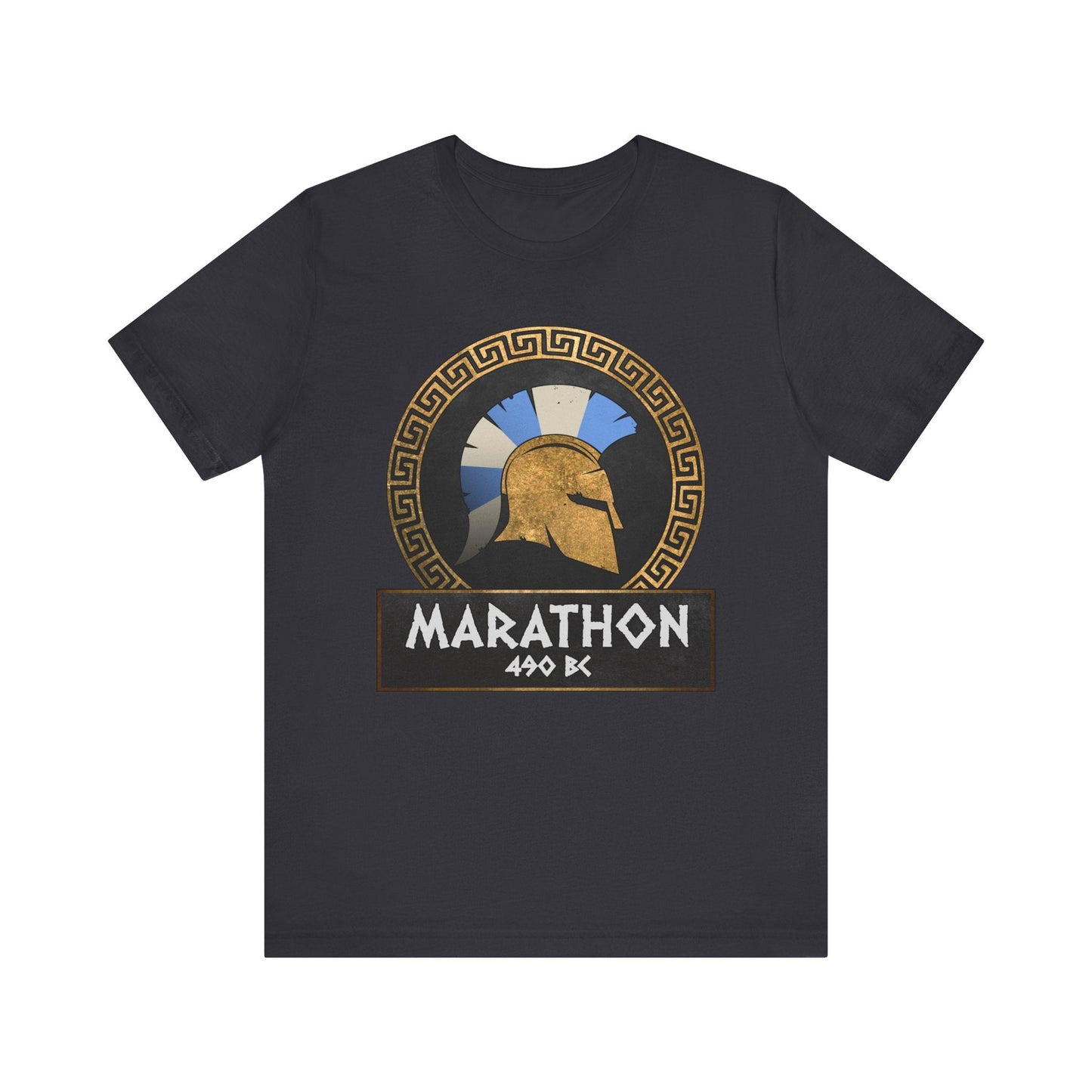 Dark Grey / S Battle of Marathon Athenian Hoplite T-Shirt