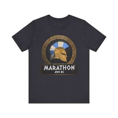 Dark Grey / S Battle of Marathon Athenian Hoplite T-Shirt