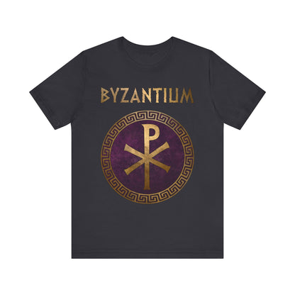 Dark Grey / S Byzantium Imperial Chi Rho T-Shirt