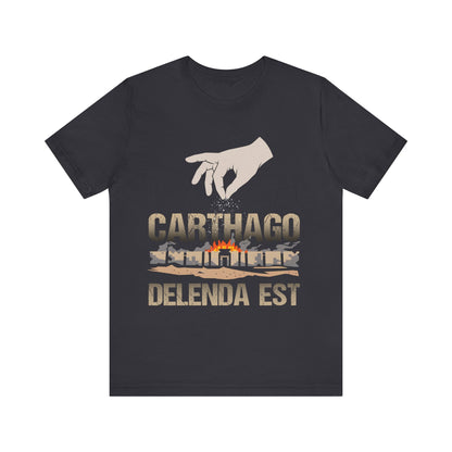 Dark Grey / S Carthago Delenda Est - Salting of Carthage T-Shirt