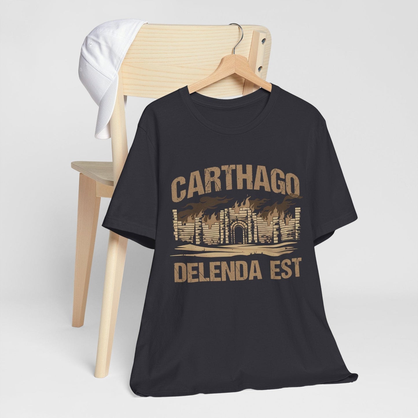 Dark Grey / S Carthago Delenda Est Shirt - Carthage Must Be Destroyed T-Shirt