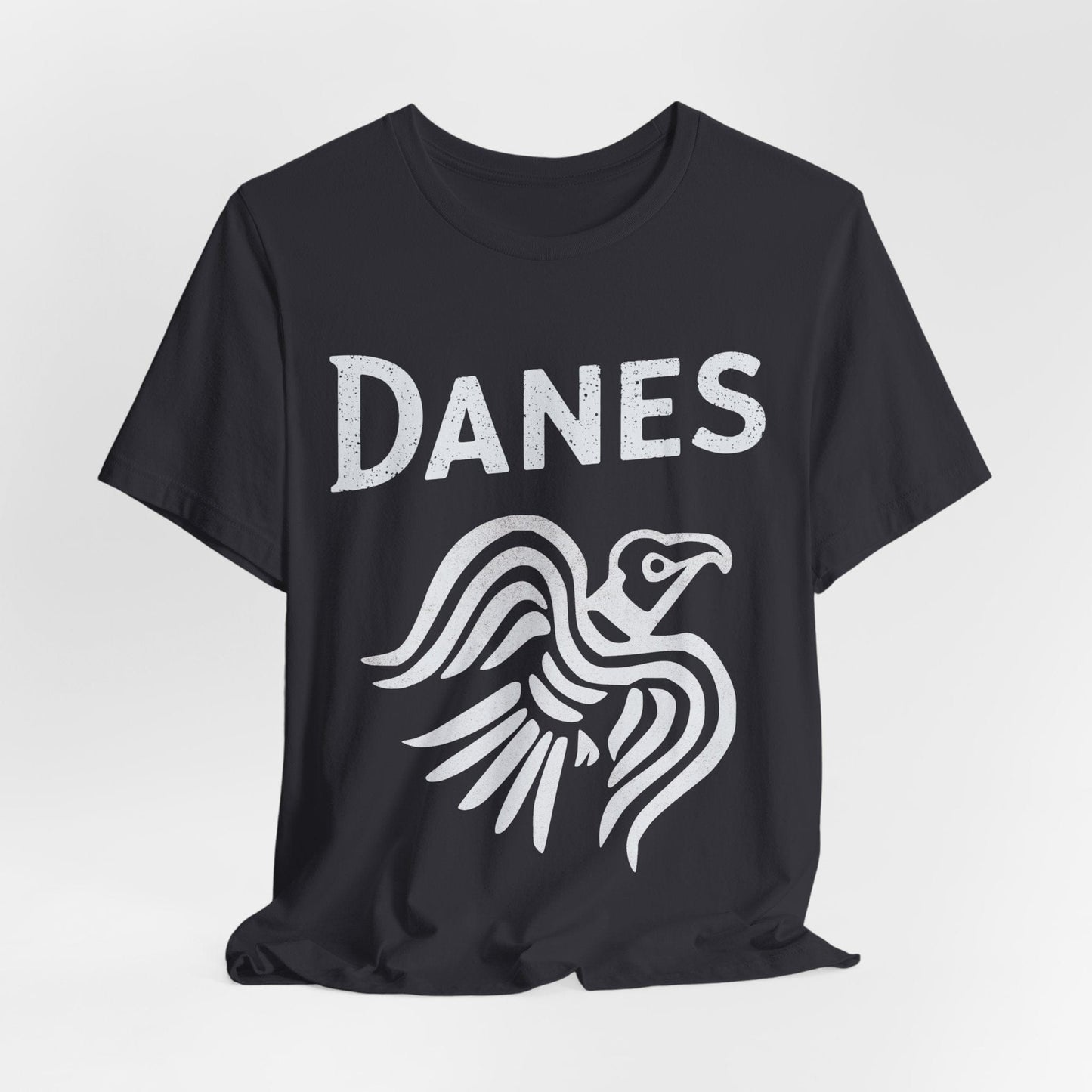 Dark Grey / S Danes Symbol - Odin's Raven - Viking History Danes T-shirt
