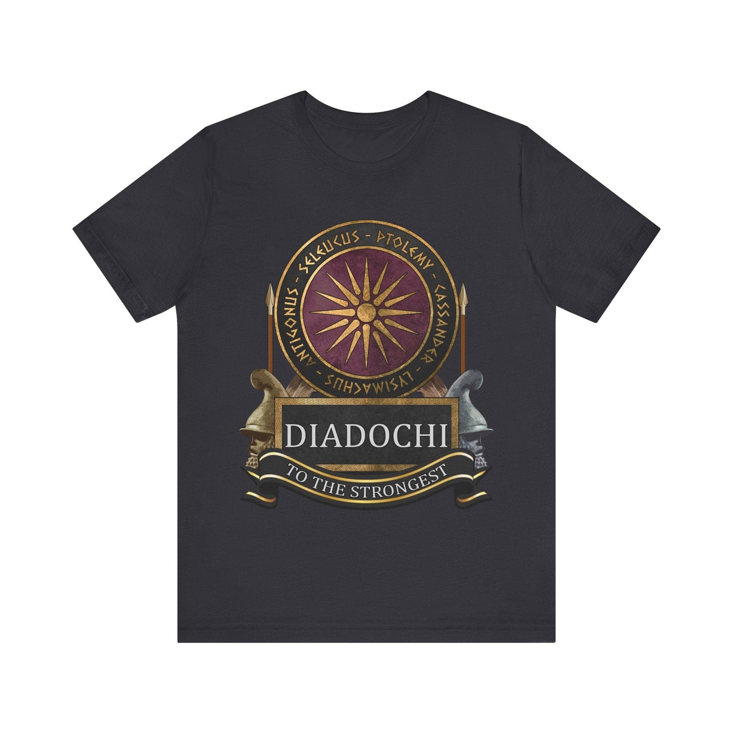 Dark Grey / S Diadochi Wars - To the Strongest T-Shirt