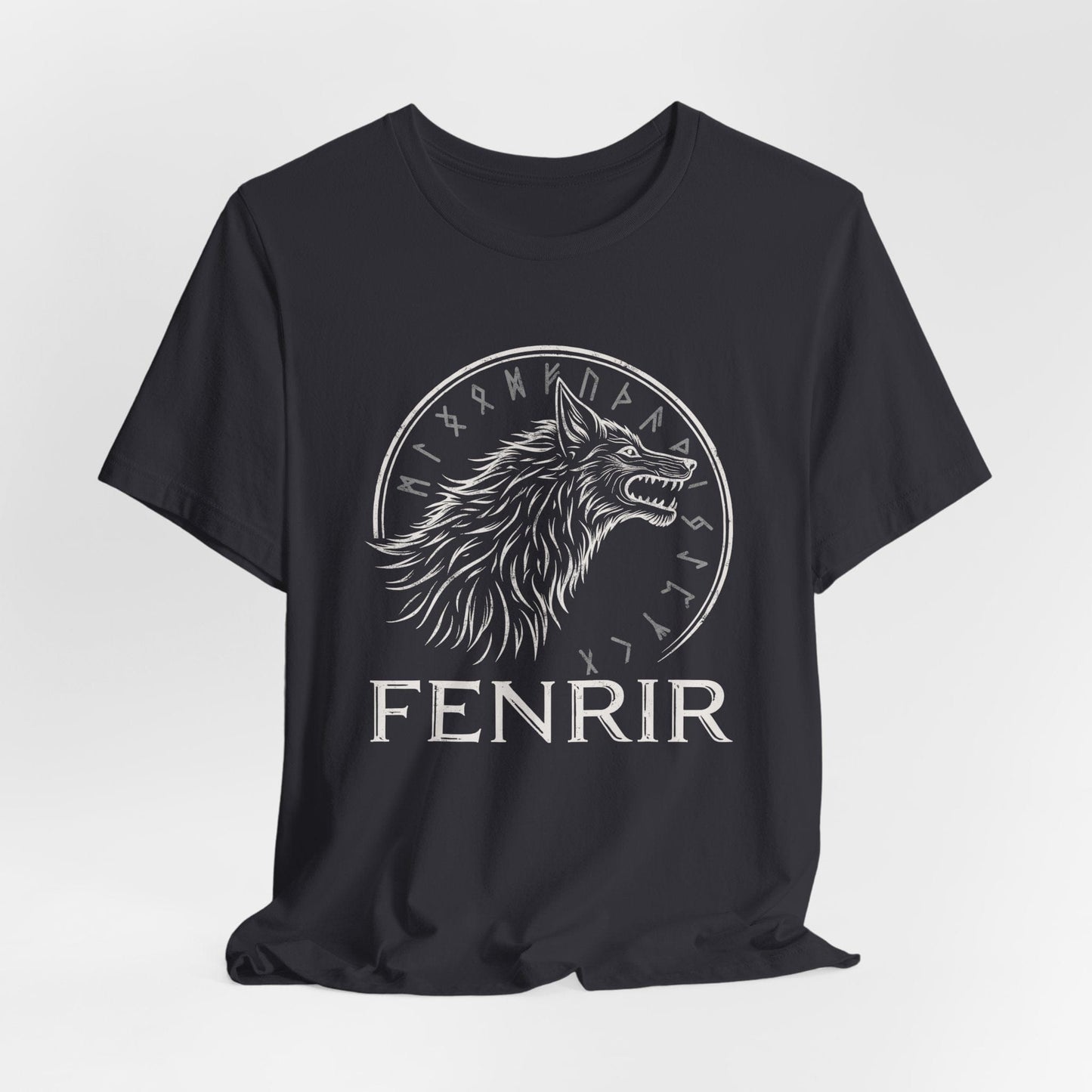 Dark Grey / S Fenrir Norse Mythology T-Shirt