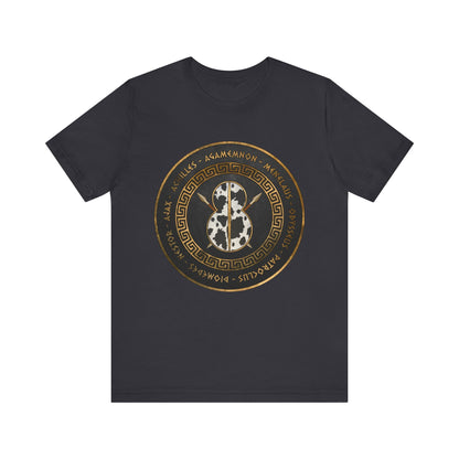 Dark Grey / S Greek Heroes of the Trojan War T-Shirt