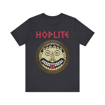 Dark Grey / S Greek Hoplite Gorgon Shield T-Shirt